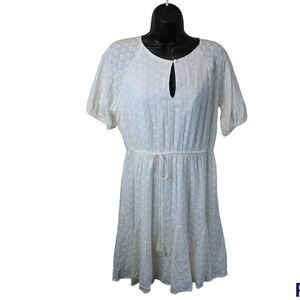 Madewell Eyelet Mini Dress